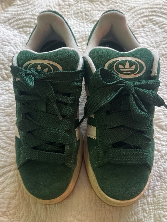 adidas Other - Adidas Campus 00s Green Suede Sneakers with White Stripes Men’s Size 6